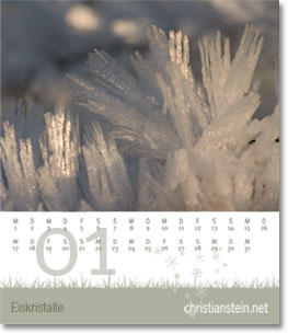 Monat Januar des  Naturfotografie-Kalenders 2007 von christianstein.net
